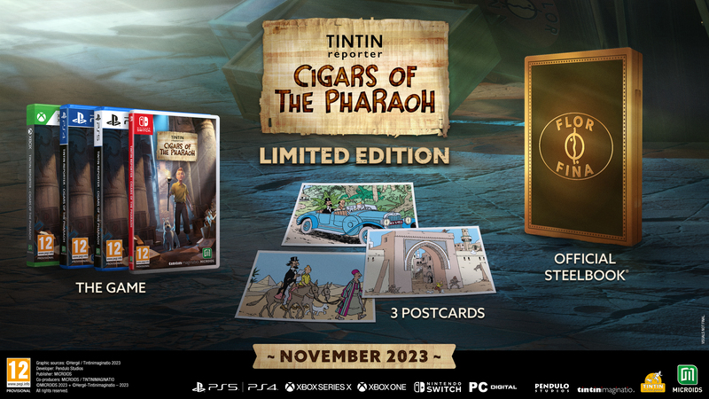 Tintin Reporter The Cigars of The Pharaoh - Limited Edition - PS5