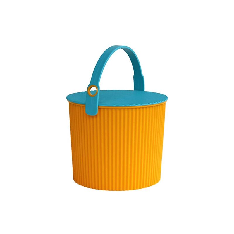 Hachiman Omnioutil Bucket with Lid 8000ml - Orange/Blue