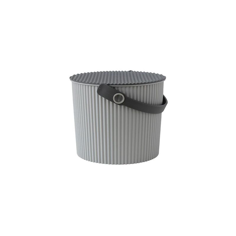 Hachiman Omnioutil Bucket with Lid 8000ml - Light Grey