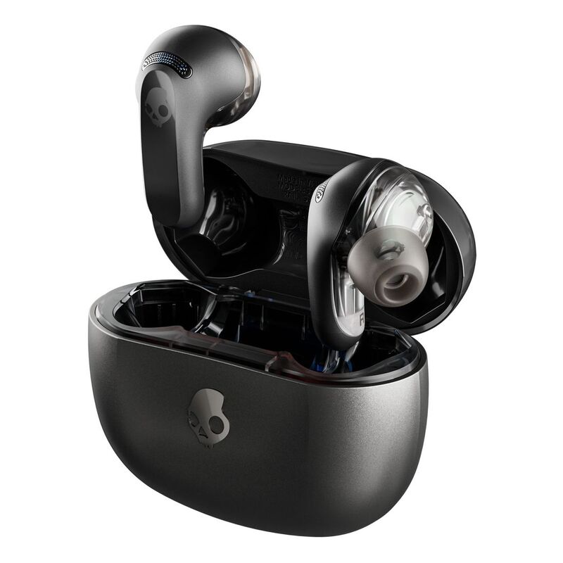 Skullcandy Rail ANC True Wireless Earbuds With Active Noise Cancelling - True Black