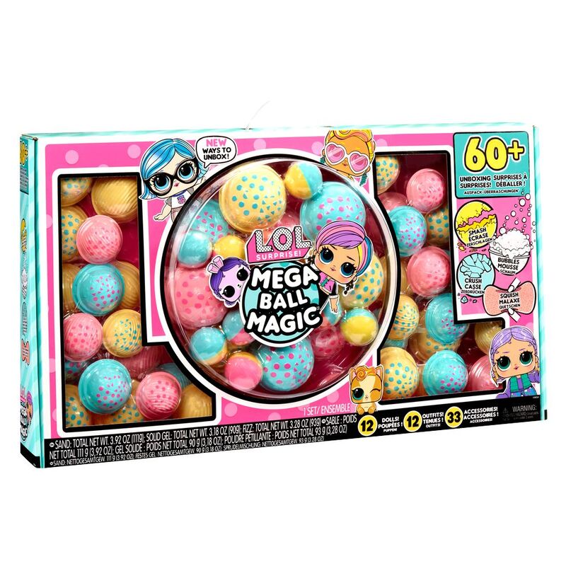 L.O.L. Surprise Mega Ball Magic Doll Set (60+ Pieces)