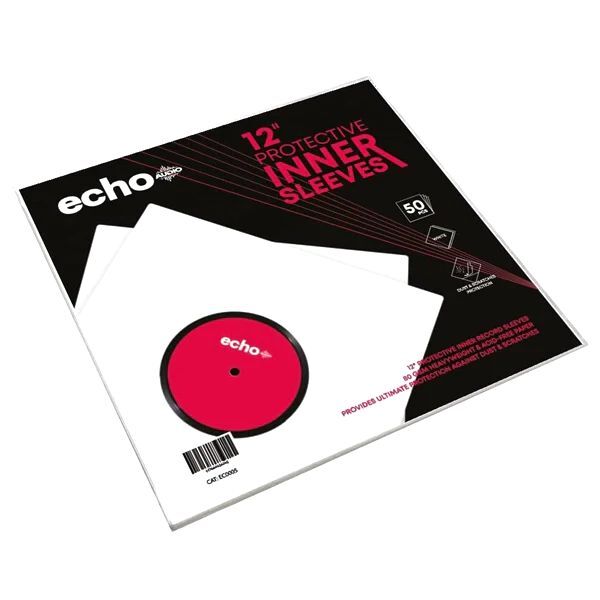 Echo Audio Inner Paper Sleeves Pack (12.75 x 12.75-Inch) (Pack of 25)