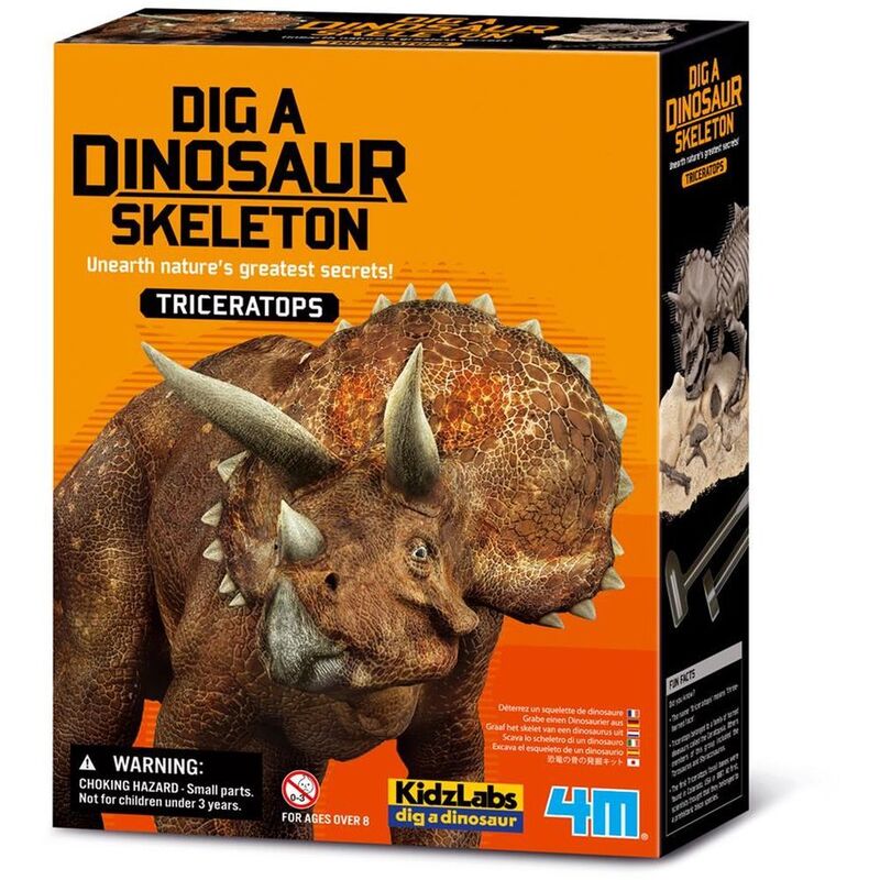4M Triceratops Skeleton Excavation Kit