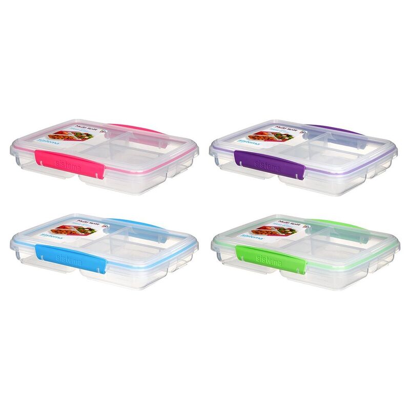 Sistema Multi Split To Go Lunch Box 820 ml (Assorted Colors - Includes 1)