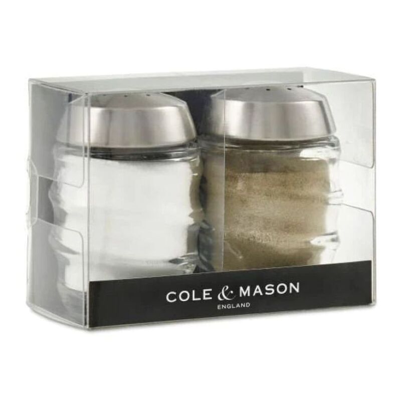Cole & Mason Bray Spiral Salt And Pepper Shaker - Clear