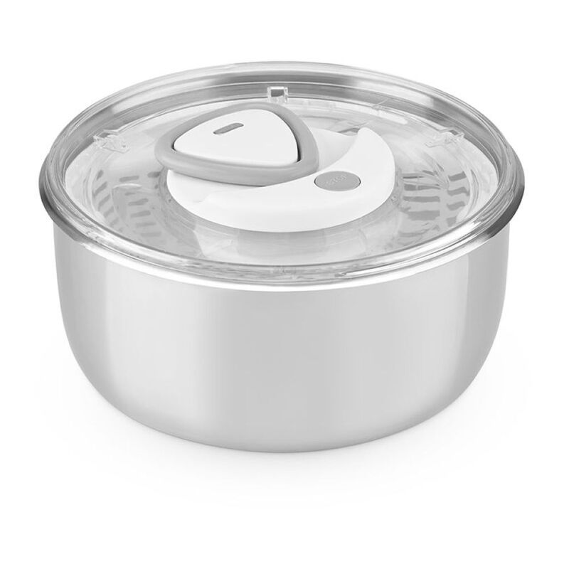 Zyliss Easy Spin Salad Spinner 26 cm Stainless-Steel - Silver