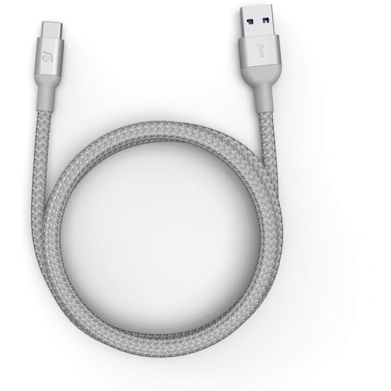 Adam Elements CASA M100+ USB-C to USB-A Cable Silver