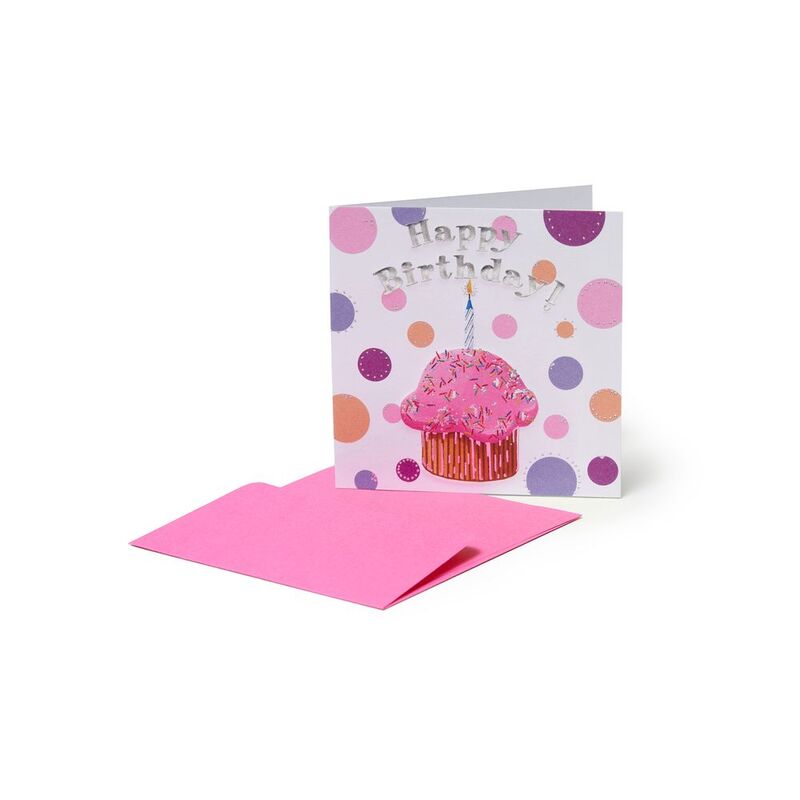 Legami Small Greeting Card - Cupcake - Cake (7 X7 cm)