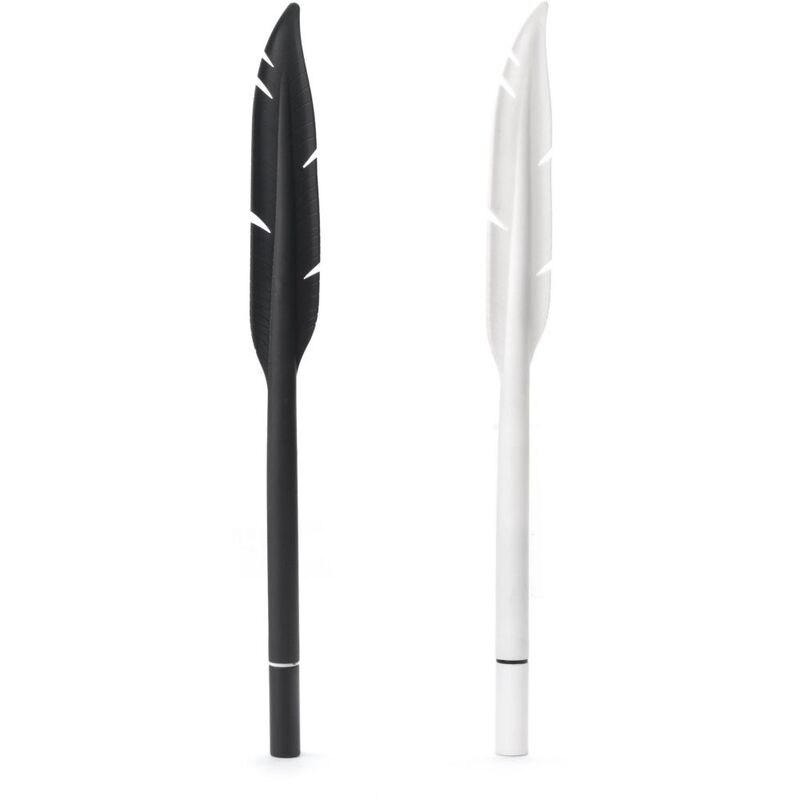 Kikkerland Feather Pen Black & White (Assortment - Includes 1)