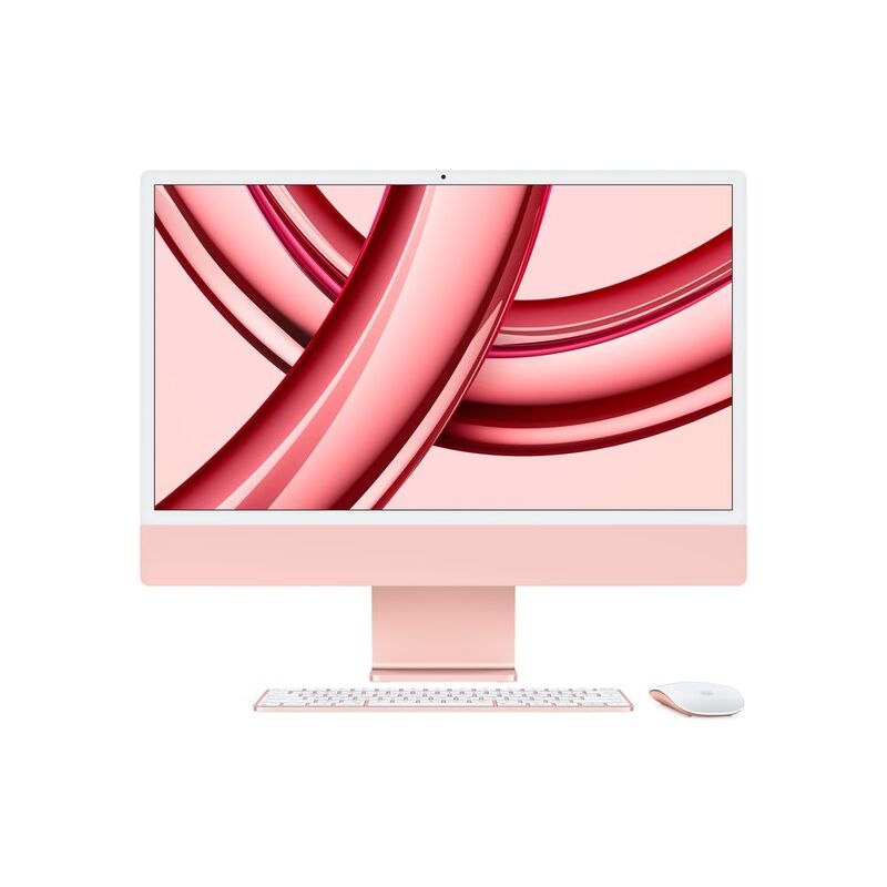 Apple 24-inch iMac with Retina 4.5K display M3 chip with 8-core CPU and 10-core GPU / 8GB / 512GB SSD (Arabic/English)- Pink