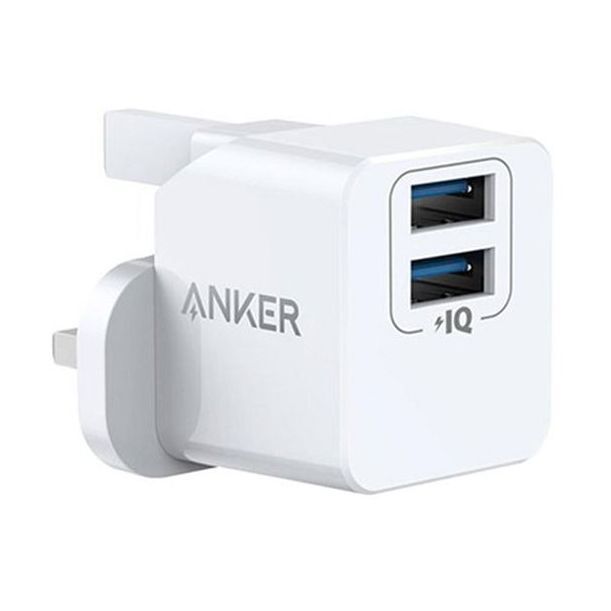 Anker PowerPort Mini Power 2 USB Ports Adapter - White