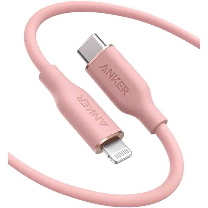 Anker Powerline III Flow USB-C To Lightning Cable 2M - Pink