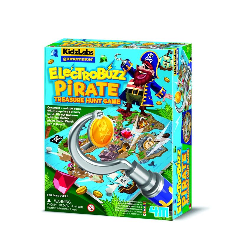 4M Kidzlabs Electrobuzz Pirate Treasure Hunt Game