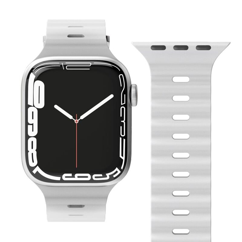 VONMAHLEN Wave Band Case 1 Band One Light Gray (For Apple Watch 38 mm / 40 mm / 41 mm)