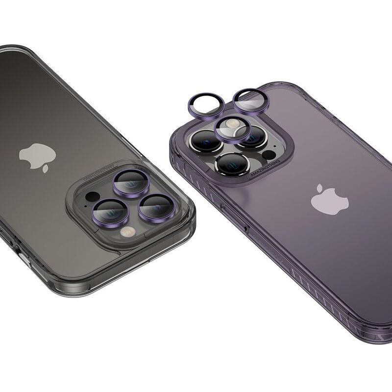 AMAZINGThing iPhone 14 Pro/14 Pro Max 3 Lens Protector Glass New Purple