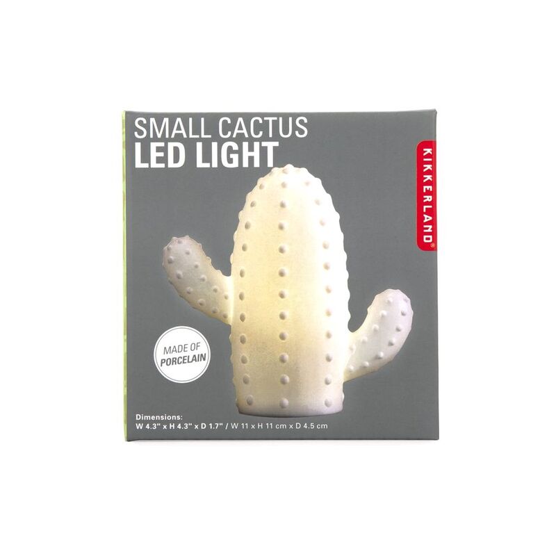 Kikkerland Cactus LED Light - Small