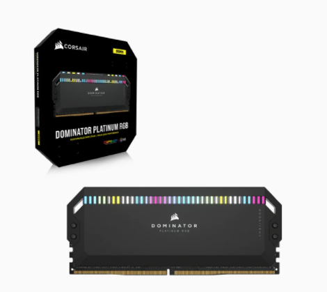 Corsair Dominator Platinum RGB 32GB (2x16GB) DDR5 DRAM 5200MHz C40 - Black