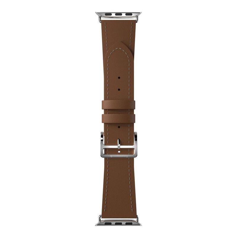 Switcheasy Classic Genuine Leather Band for Apple Watch 45/44/42mm - Brown