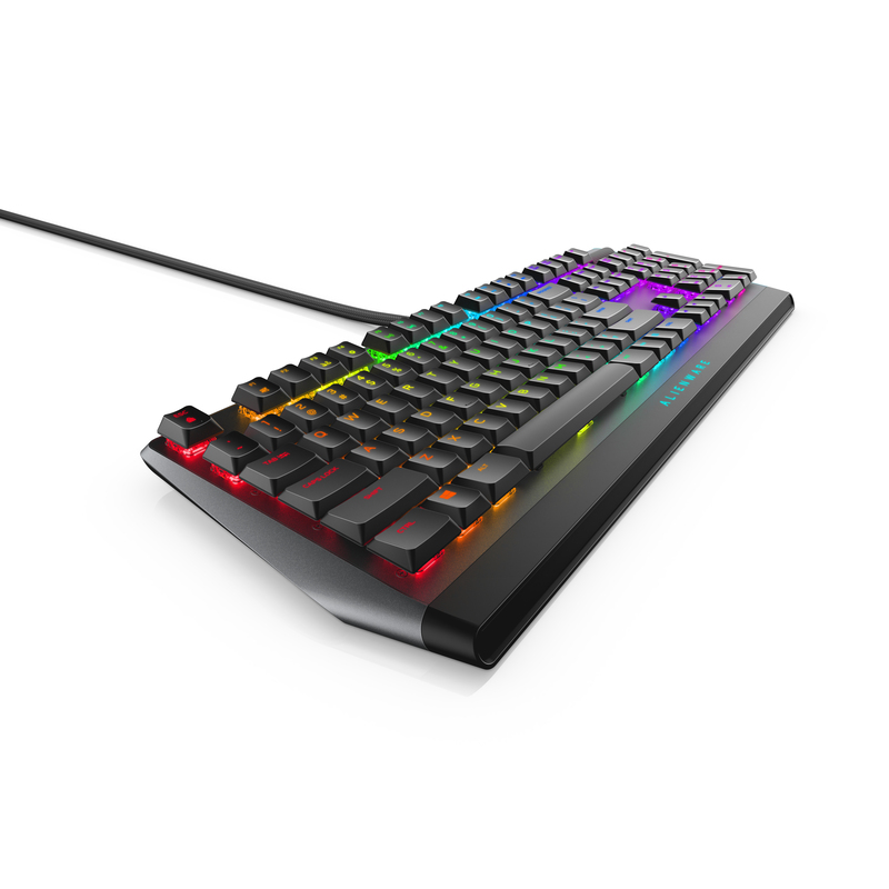 Alienware AW510K Low-Profile RGB Mechanical Gaming Keyboard - CHERRY MX Low Profile Red - Darkside of the Moon (US English)