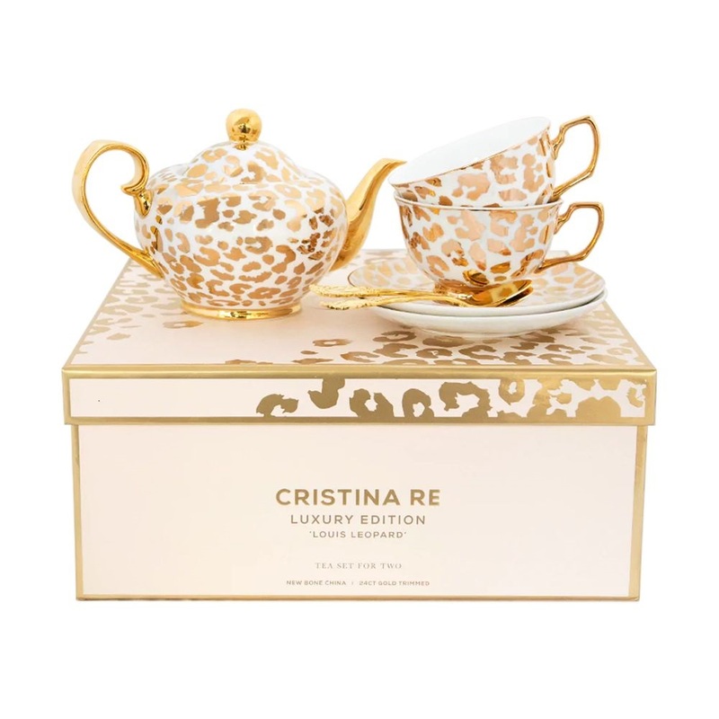 Cristina Re Luxury Louis Leopard Teaset (Cup of 2)