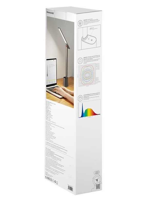 Baseus Smart Eye Series Rechargeable Folding Reading Desk Smart Lamp - Dark Gray