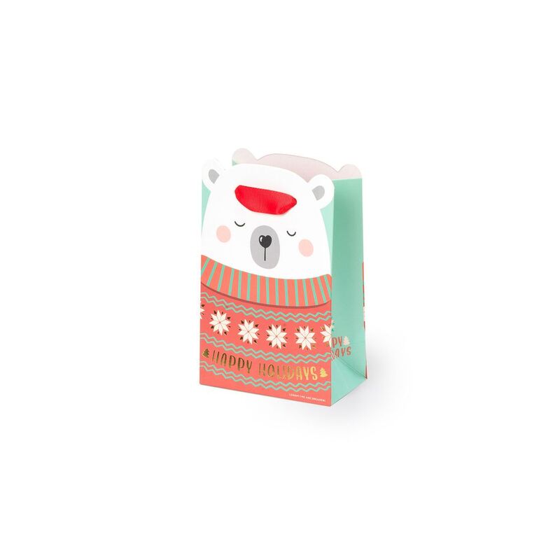 Legami Christmas Gift Bag - Small - Polar Bear