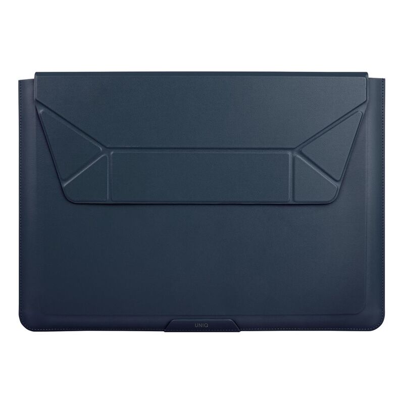 UNIQ Oslo Laptop Sleeve With Foldable Stand (Up To 14-Inch) - Abyss