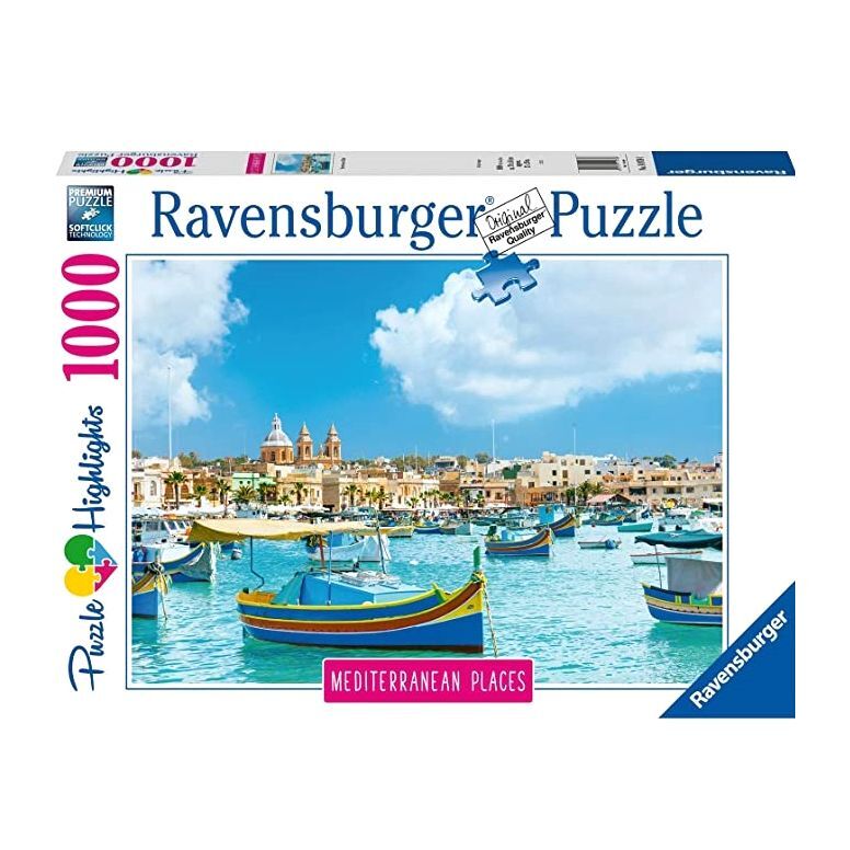 Ravensburger Medierranean Malta Jigsaw Puzzle (1000 Pieces) (70 x 50cm)