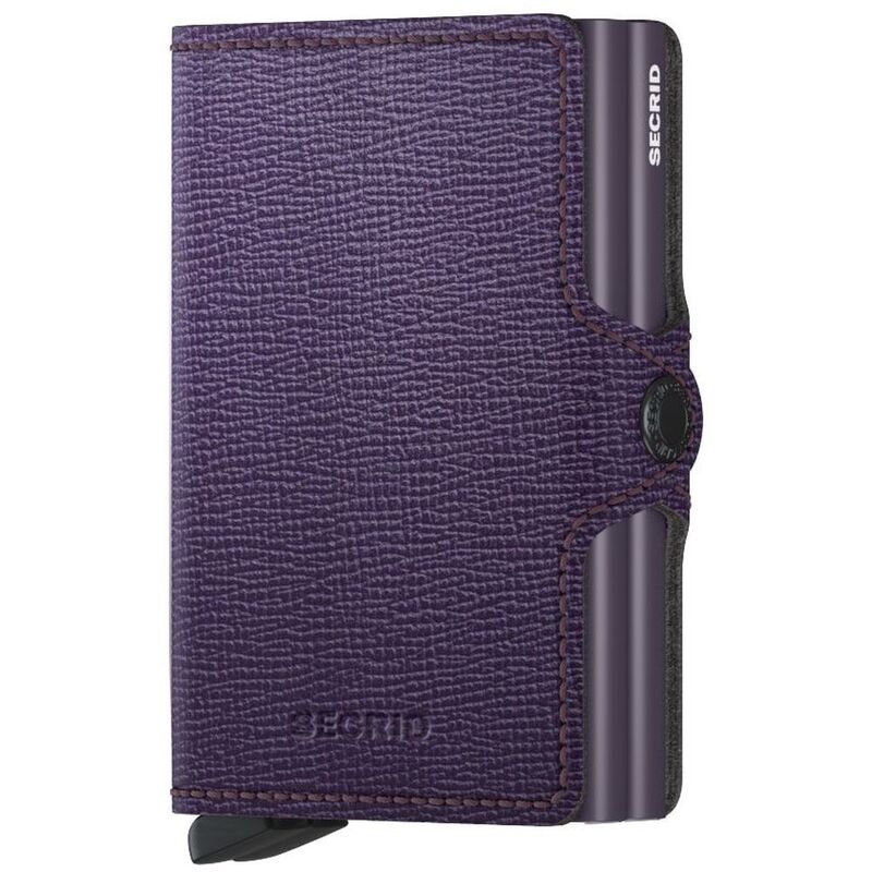 Secrid Twinwallet Leather Wallet - Crisple - Purple