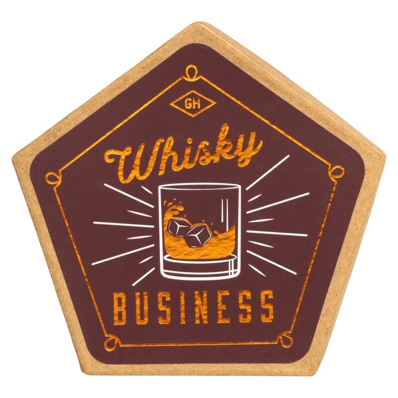 Gentlemen's Hardware Ceramic Coaster Set Of 4 Whisky