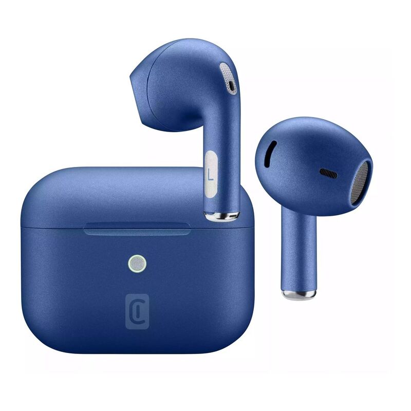 CellularLine Crystal Bluetooth ENC Earphones - Blue