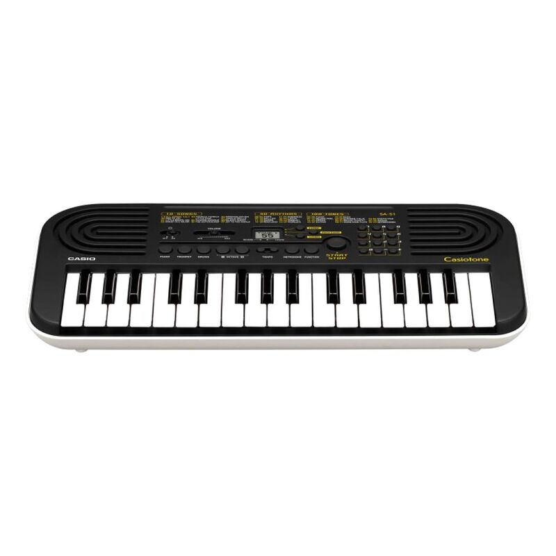 Casio SA-51 Digital Keyboard - Black (Power Adaptor not Included)