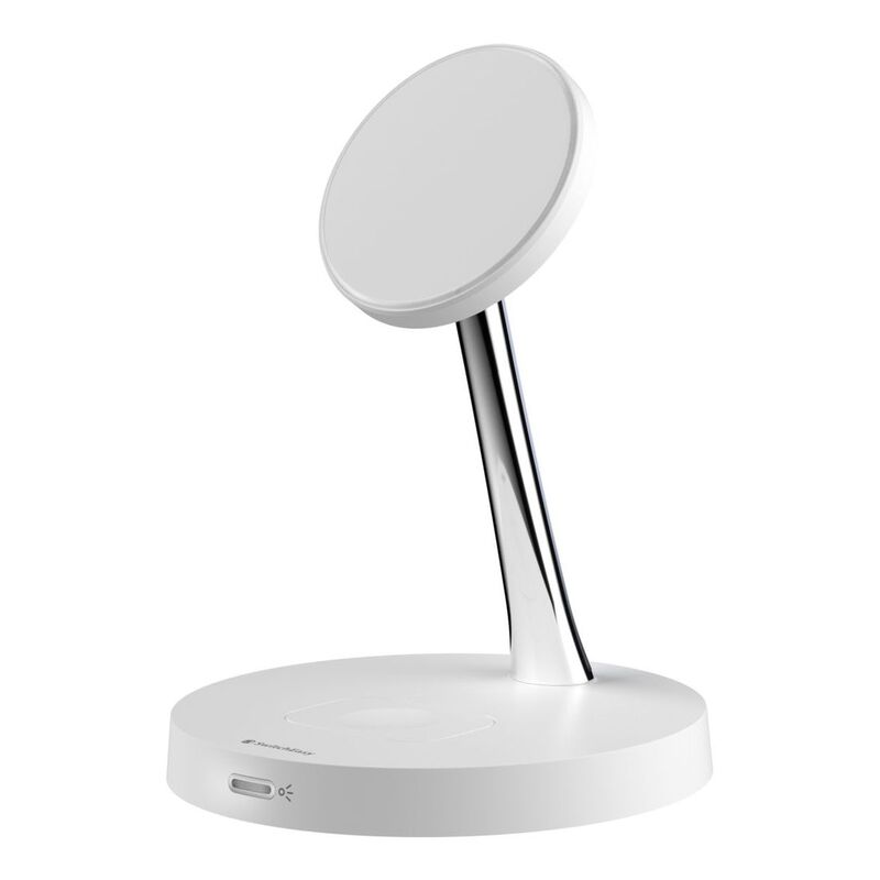 Switcheasy MagPower 3-in-1 Magnetic Wireless Charger Stand 15W - White
