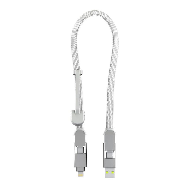 Rolling Square inCharge XL - 6 in 1 100W Cable 30cm - White