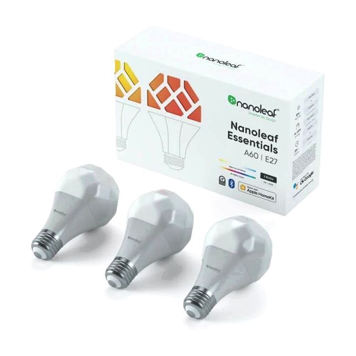 Nanoleaf Essentials HomeKit A60/E27 Smart Bulbs (Pack of 3)