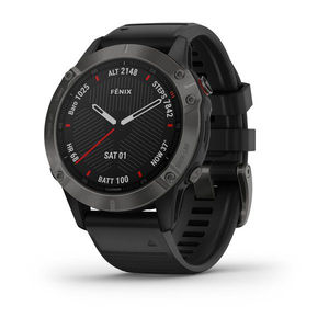 Garmin Fenix 6 Sapphire 47mm Grey with Black Band Smartwatch
