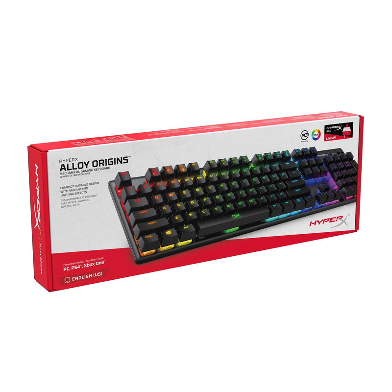 Hyperx Alloy Origins Mechanical Gaming Keyboard Qwerty US