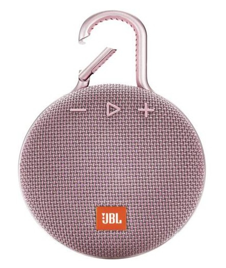 JBL Clip 3 Pink Portable Bluetooth Speaker