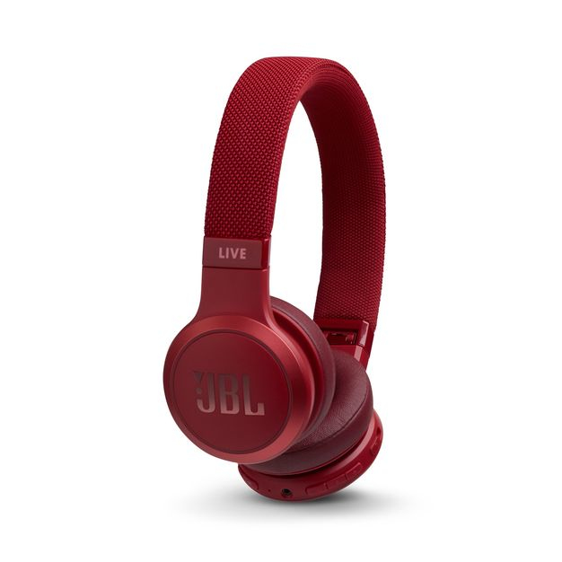 JBL Live 400BT Red On-Ear Headphones