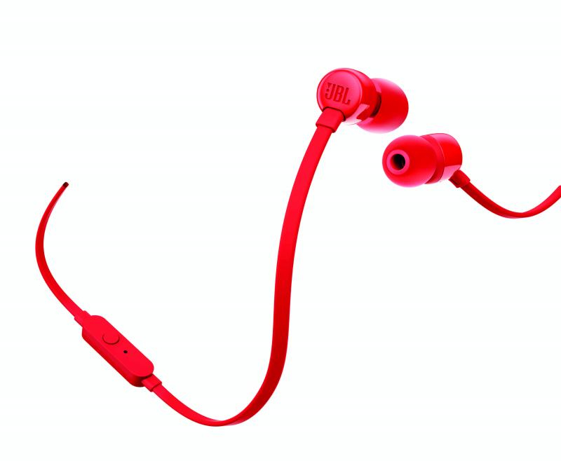 JBL T110 Red In-Ear Earphones
