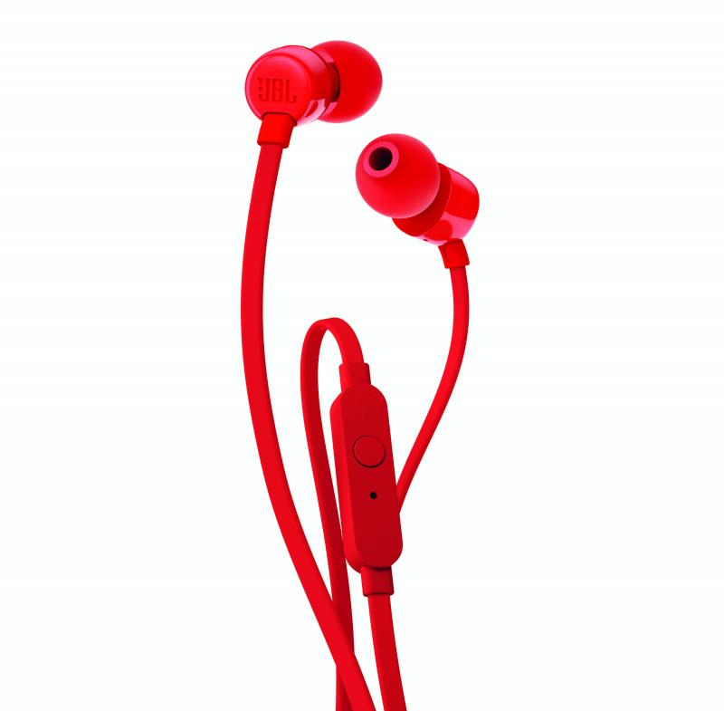 سماعات (جي بي أل) تيون داخلية لاسلكية باللون الأحمر ١١٥ بي تي