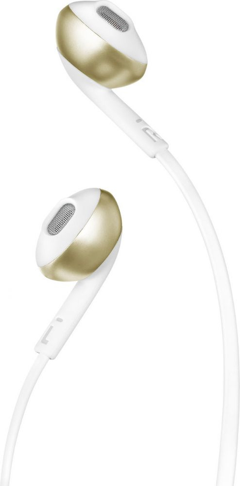 JBL T205 In-Ear Binaural Wired Earphones Gold