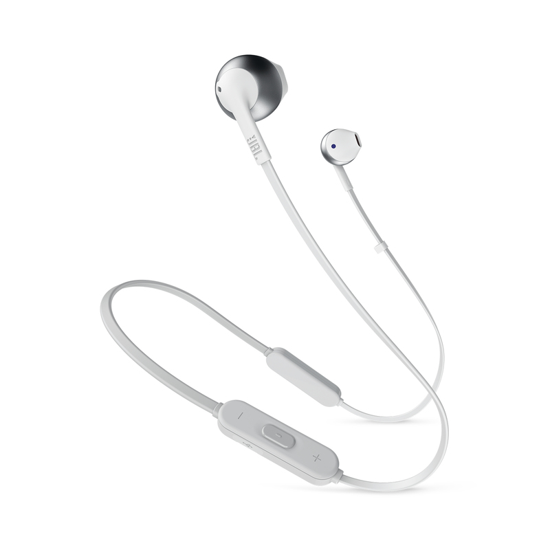 JBL Tune 205 Silver Bluetooth In-Ear Earphones