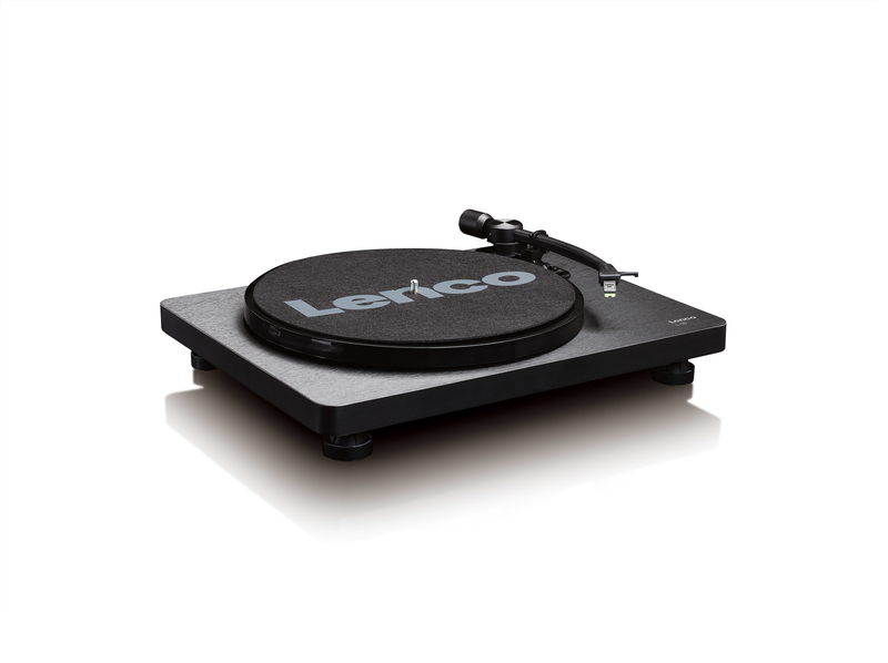 Lenco L-30 Belt-Drive Turntable with Built-in Preamp - Black