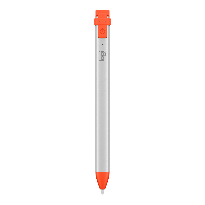 قلم رصاص رقمي كرايون من لوجيتك بلون برتقالي لأجهزة آي باد برو 12.9 بوصة (الجيل الثالث)/آي باد برو 11 بوصة/آي باد (الجيل السابع)/آي باد (الجيل الساد...