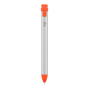 قلم رصاص رقمي كرايون من لوجيتك بلون برتقالي لأجهزة آي باد برو 12.9 بوصة (الجيل الثالث)/آي باد برو 11 بوصة/آي باد (الجيل السابع)/آي باد (الجيل السادس)/آي باد اير (الجيل الثالث)/آي باد ميني 5/آي أو إس 12.2 وما فوق