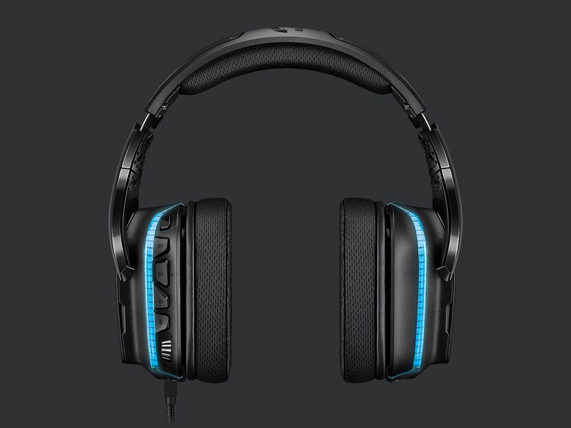 سماعة رأس G635 للأذنين من لوجيتك - بلون أسود في أزرق