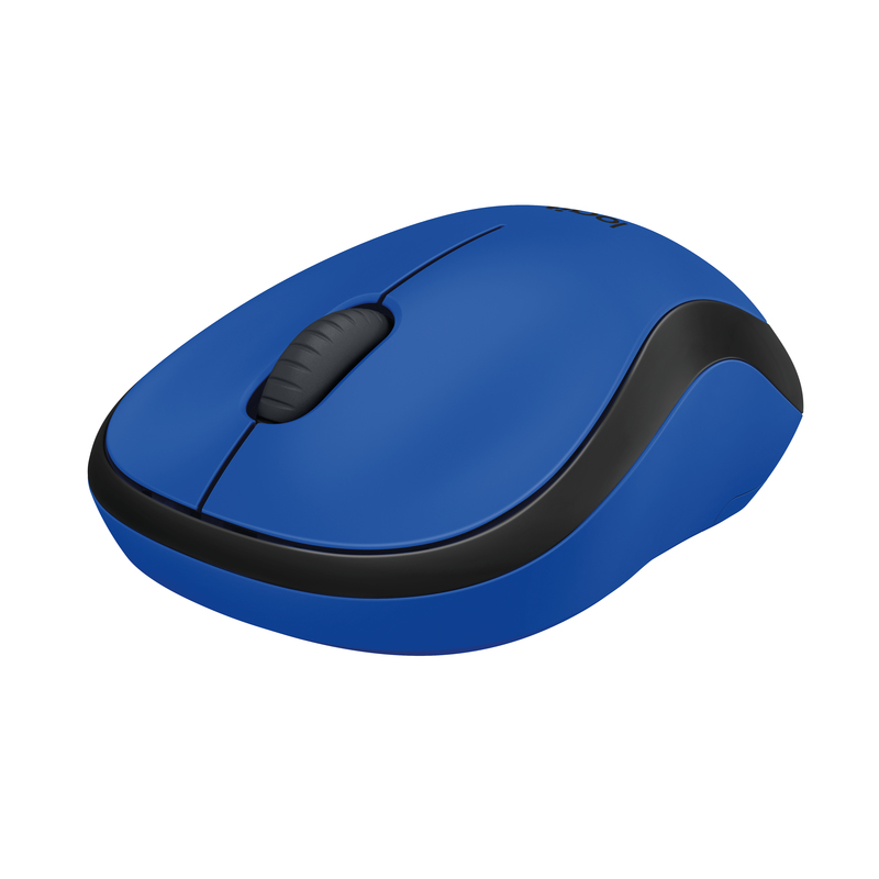 Logitech M220 Rf Wireless Optical Mouse Black/Blue Ambidextrous