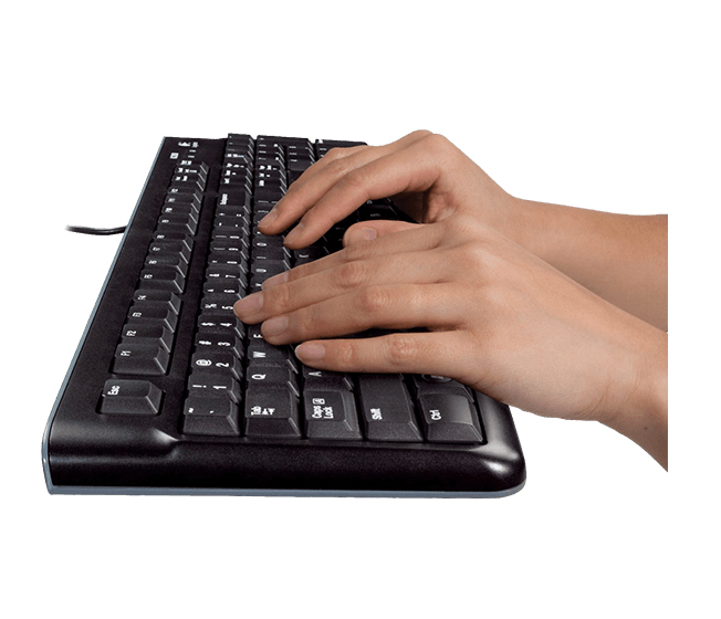 Logitech MK220 Wireless Keyboard + Mouse - Black