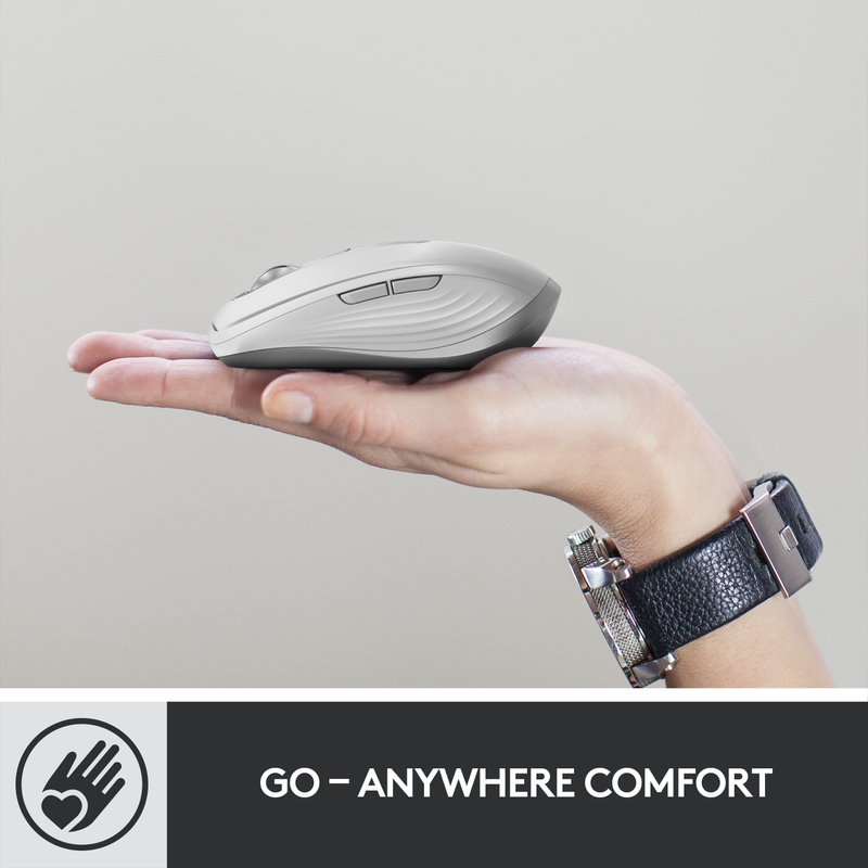 Logitech 910-005989 MX Anywhere 3 Pale Grey Wireless Mouse